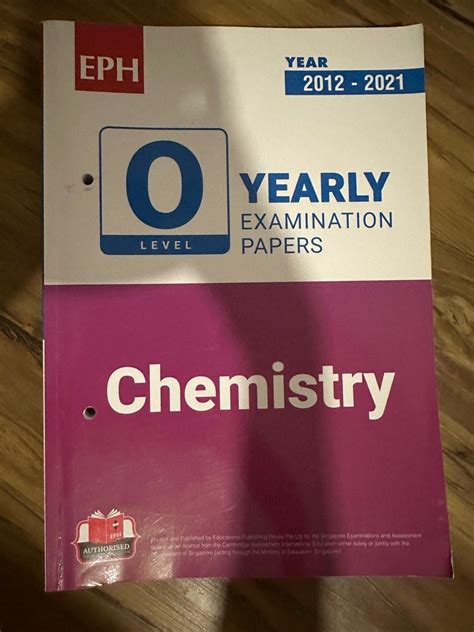 O Level Yearly Exam Papers Chemistry Hobbies Toys Books