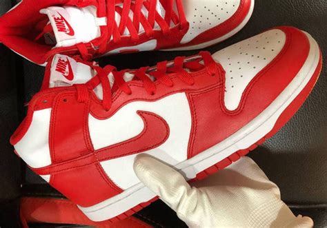 New Images of the Nike Dunk High ‘University Red’ | Sneakers Cartel