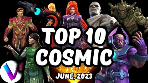 Top 10 Cosmic Champions Rankings And Tier List June 2023 Vegas Tier List Gorr Galan Hulkling