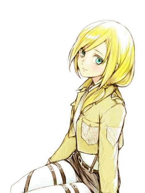 Anime Shingeki No Kyojin Attack On Titan Snk Art Blonde Hair Christa Renz Historia Blonde