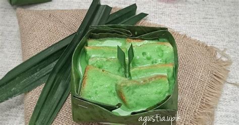 Resep Setup Roti Tawar Pandan Takir Daun Pisang Oleh Upik Agustia