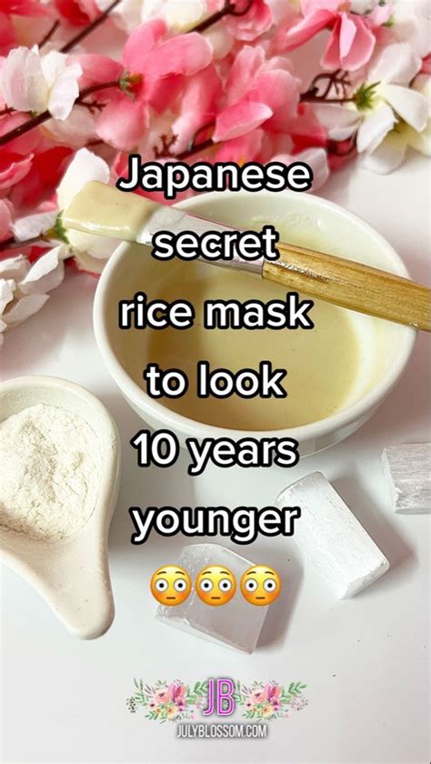 Yessss This Diy Rice Face Mask Is A Japanese Secret For Youthful Skin