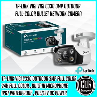 TP LINK VIGI C330 กลองวงจรปด ความชด 3MP Outdoor Full Color Bullet