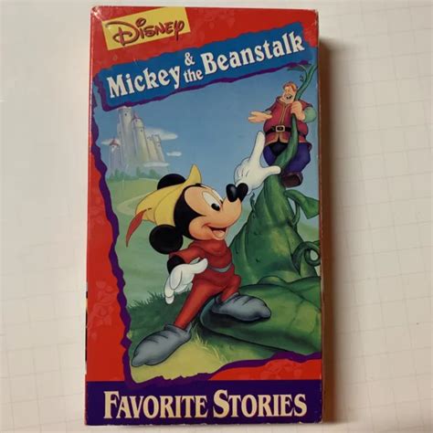 WALT DISNEY FAVORITE Stories VHS Video Tape Mickey and the Beanstalk ...