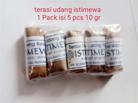 Jual Terasi Udang Rebon Istimewa Pack Isi Pcs Di Lapak Katroxs