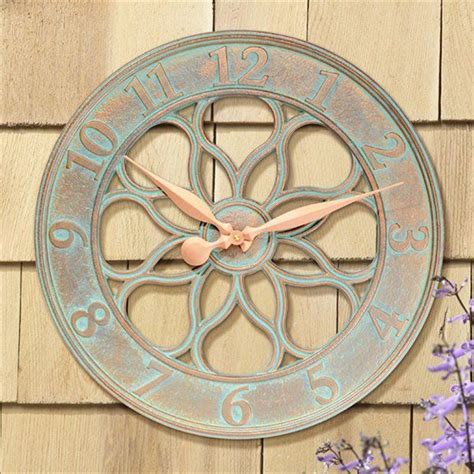 Whitehall Products Minutes And Degrees Medallion Outdoor Clock Home Furniture Showroom