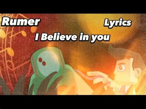 Rumer I Believe In You Lyrics YouTube