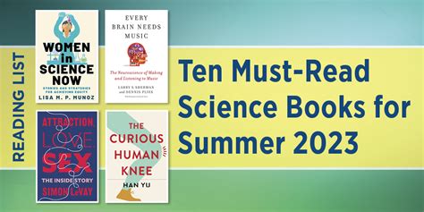 Ten Must Read Science Books For Summer 2023 Columbia University Press