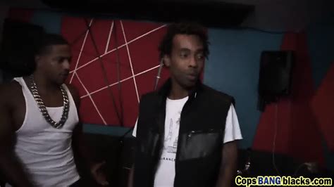 Black Thief Arrested So He Needs To Fuck Two Cops And They Will Let Him Go