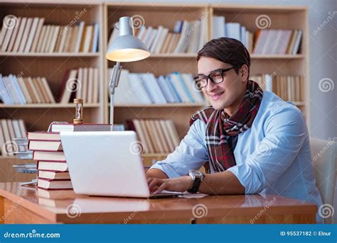 young book writer writing  library stock photo image  script