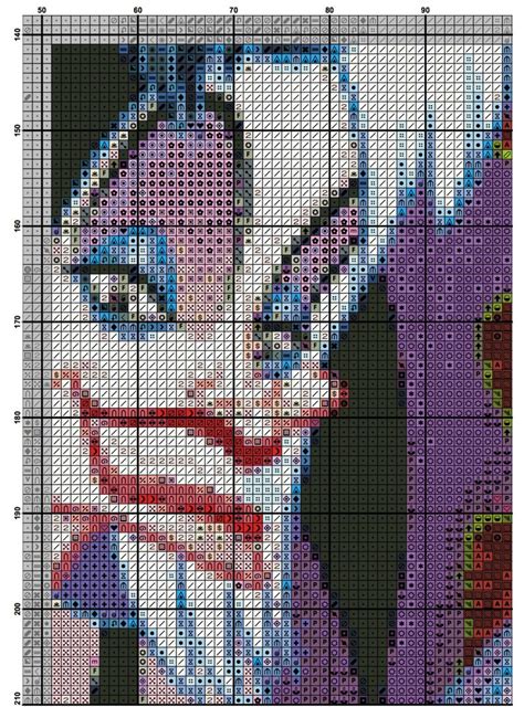 Disney Female Villains Cross Stitch Pattern Large Cross - Etsy