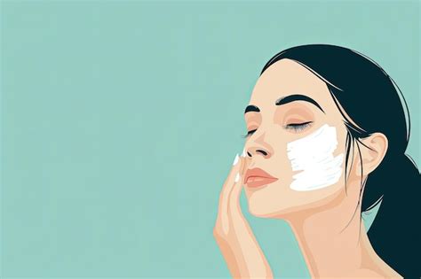 Premium Photo Skincare Routine Of Women Mask And Cream Application