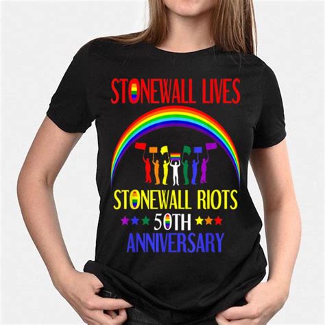 Lgbtq Gay Pride Stonewall Riots Anniversary Rainbow Support Shirt