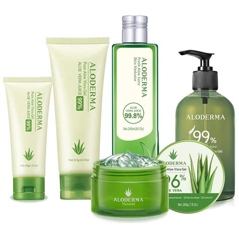 Aloderma Gel Org Nico De Aloe Vera Puro Hecho Con De Aloe Vera