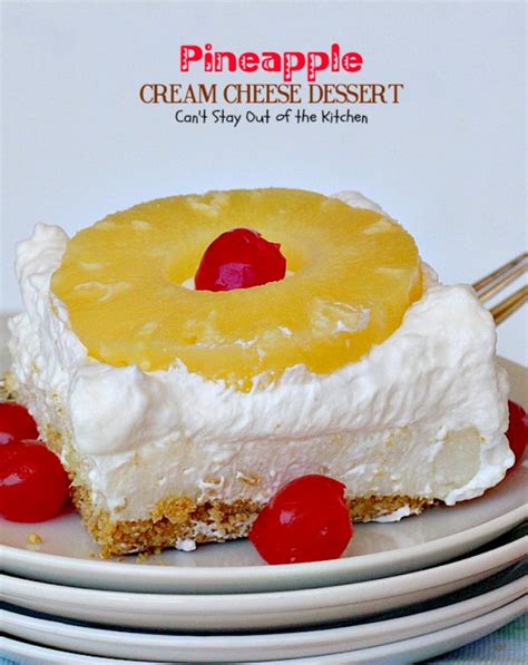 Pineapple Cream Cheese Dessert Cant Stay Out Of The Kitchen