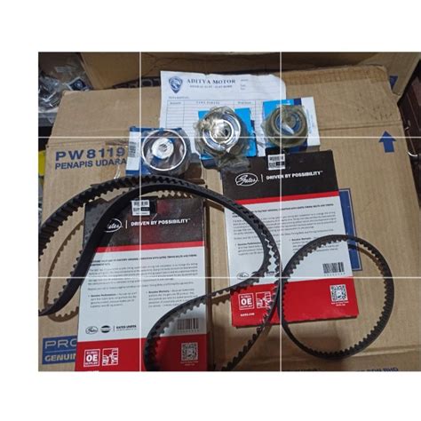 Jual Timing Teming Belt Set Eterna Dohc Lancer Dangan Dohc Ori Gates