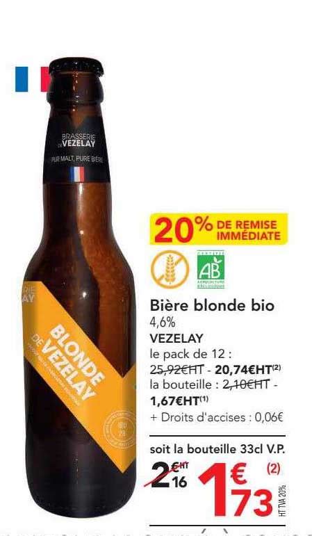 Promo Bi Re Blonde Bio Vezelay Chez Metro Icatalogue Fr