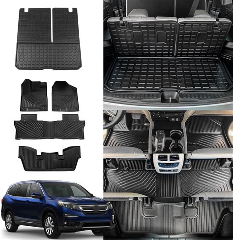 Amazon Rongtaod Floor Mats Compatible With 2016 2022 Honda Pilot 7