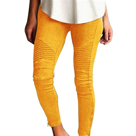 Difdany Jeggings For Women High Waist Tummy Control Pull On Jeans