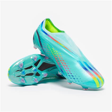 Adidas X Speedportal FG Clear Aqua Solar Red Power Blue Mens Boots