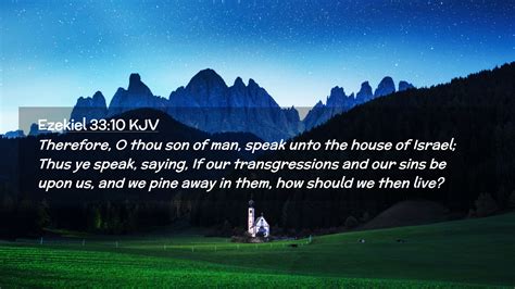 Ezekiel Kjv Desktop Wallpaper Therefore O Thou Son Of Man