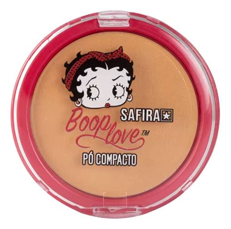 Pó Compacto Coleção Betty Boop Love Nº 04 Safira Cosméticos MercadoLivre