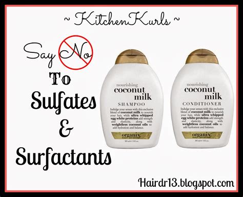 KitchenKurls: Shampoo Sulfates & Surfactants