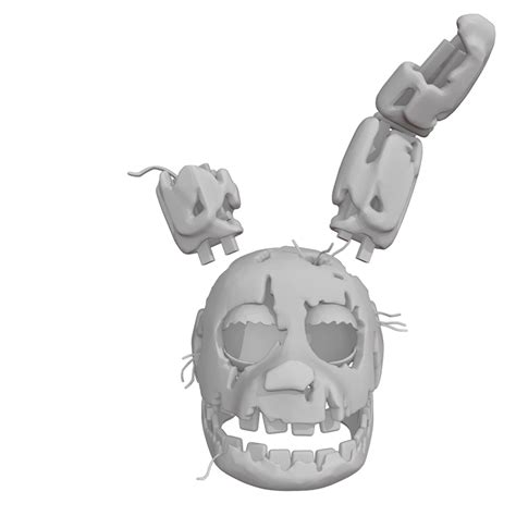 3d File Fnaf Five Nights At Freddys Springtrap Head For Cosplay Or