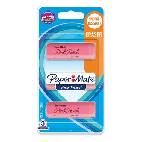 Pink Pearl Eraser Medium Pack Of 3 Blick Art Materials