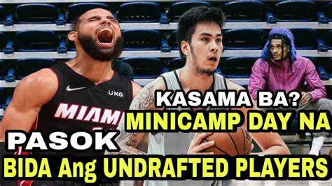 Minicamp Day Na Ni Kai Sotto Sa Utah Jazz Undrafted Player S