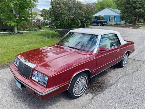 Red Chrysler Lebaron Convertible For Sale Guyswithrides