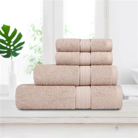 Trident Towel Set Celebration Gifting Collection 4 Pieces Set 1 Bath