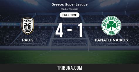 Classificações De Panathinaikos X Paok - PAOK vs Panathinaikos: Live Score, Stream and H2H results 5/15/2024 ...
