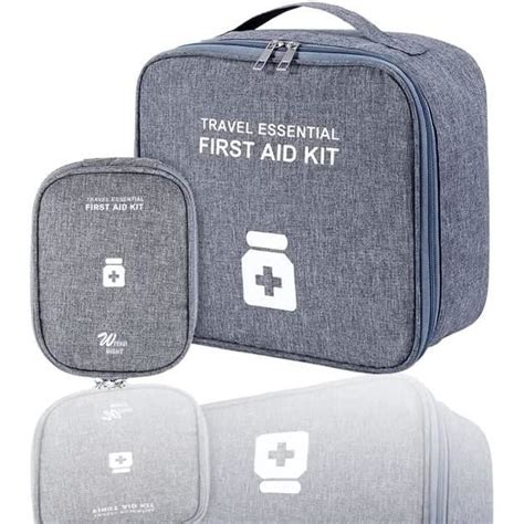 Trousse de Premiers Secours Portable Boîte 2 pièces Trousse d urgence