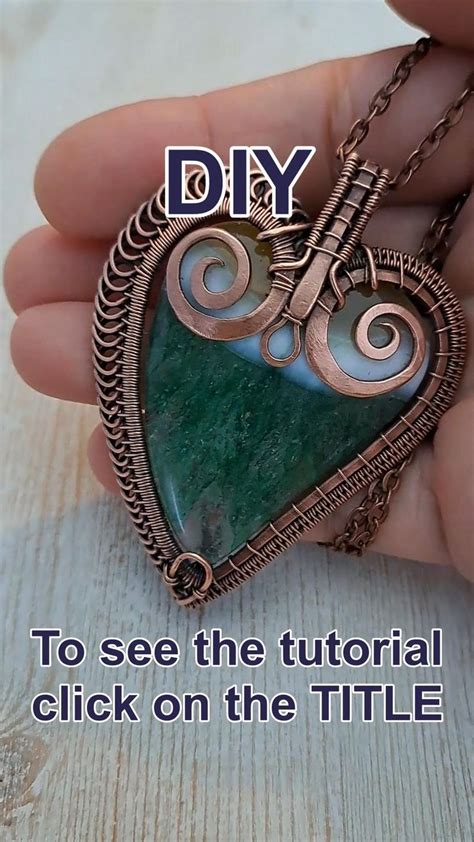 Diy Valentine S Day T How To Make A Wire Wrapped Heart Pendant 8 Tutorial [video] Wire