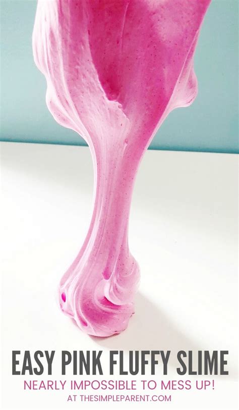 Pink Fluffy Slime Learn How To Make This Easy Slime Recipe Its