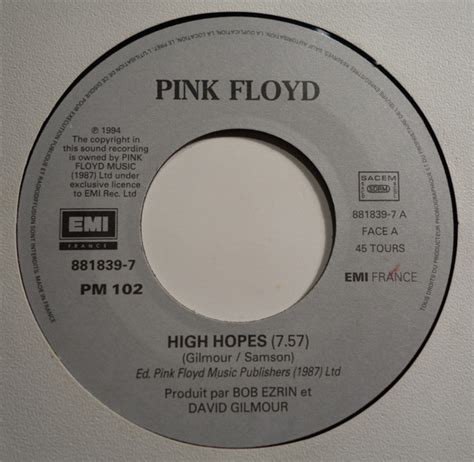 Pink Floyd – High Hopes (1994, Vinyl) - Discogs