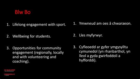 A Vision For Sport In Wales Gweledigaeth Ar Gyfer Chwaraeon Yng Nghymru