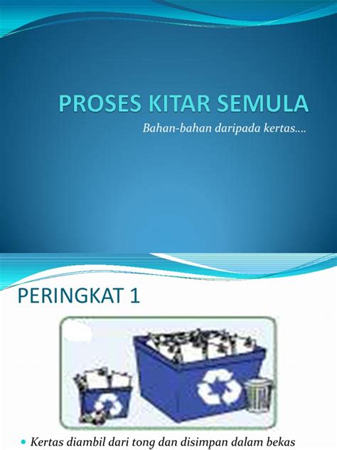 Pdf Proses Kitar Semula Dokumen Tips