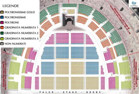 Sitzplan Arena Di Verona Opernreisef Hrer Sitzplan Steinstufen Reisen