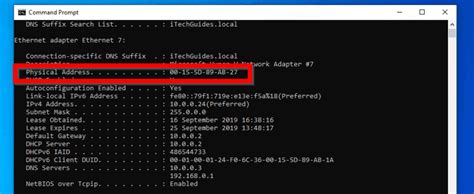 How To Find Mac Address On Windows 10