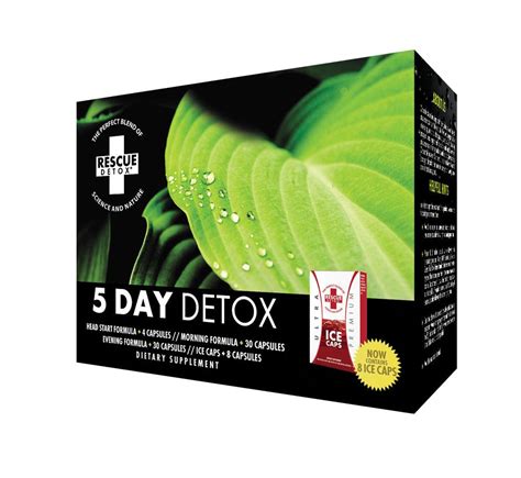 Rescue Detox 5 Day Detox Kit Cleanse And Detox