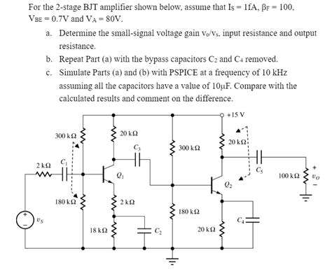 Two Stage Bjt Amplifier Examples Design Talk