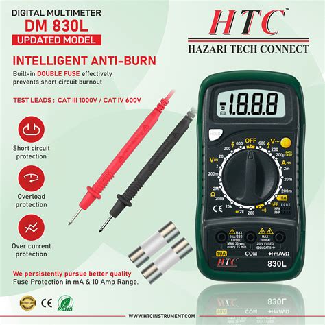 Purchase Multimeter Dm L Online Htc Instruments