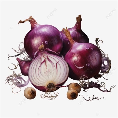 Red Fresh Onion Sliced Fresh Onion Sliced Onion PNG Transparent Image