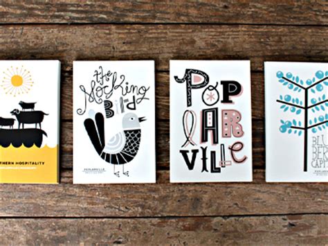 25 Wonderful and Amazing PostCard Design Inspiration | Browse Ideas