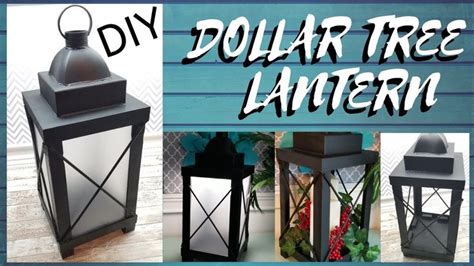 Diy Dollar Tree Lantern W Lights Home Decor 3 Looks In 1