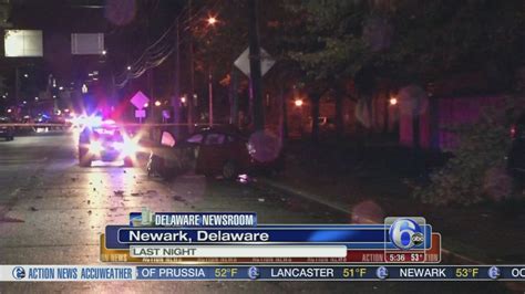 Head On Crash Injures 2 Motorists In Newark Delaware 6abc Philadelphia