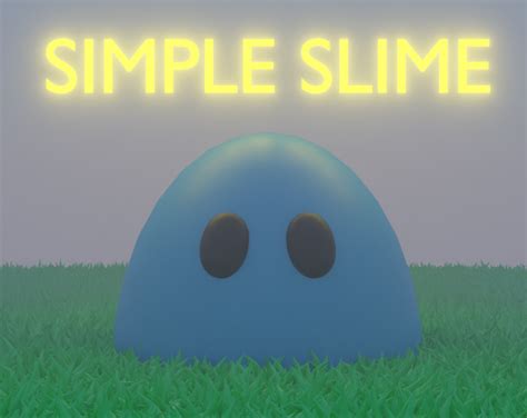 Simple Slime 3D Model by BlueFlameGames