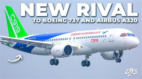 A320 + 737 RIVAL - COMAC C919 First Commercial Flight - YouTube